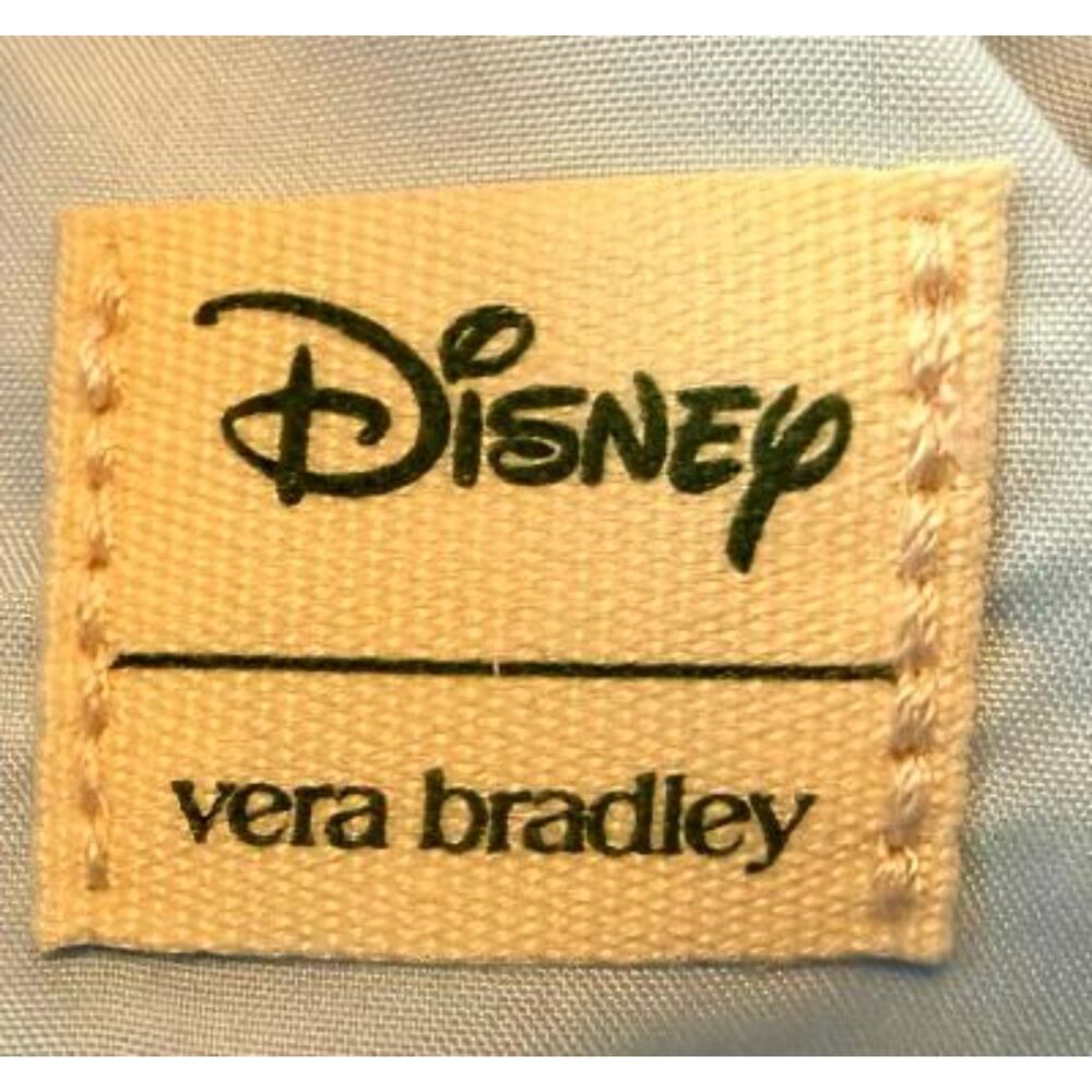 Vera Bradley Disney Tifton Shoulder Bag Mickey Meadow Quilted Nylon Floral NWT - Picture 6 of 7